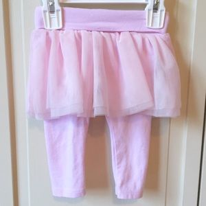 OshKosh B’Gosh Tulle Skirted Leggings 9 Months